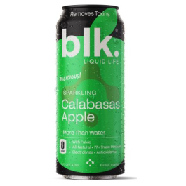 Blk Water Calabasas Apple Can, 16.9 oz. | Fruitful Yield