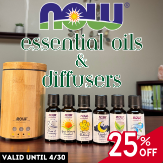 25% Off NOW Aromatherapy