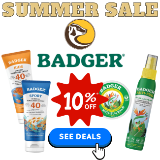 July Summer Sale - 10% off Badger