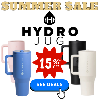 July Summer Sale - 15% Off Hydrojug