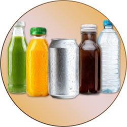 Selection of healthy beverages and drinks