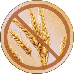 Selection of gluten-free food products