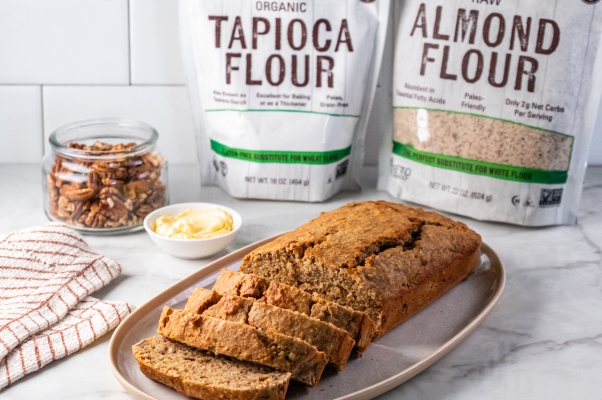 Tapioca and Almond flour with baked goods