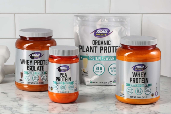 Dumbell and Protein Powder